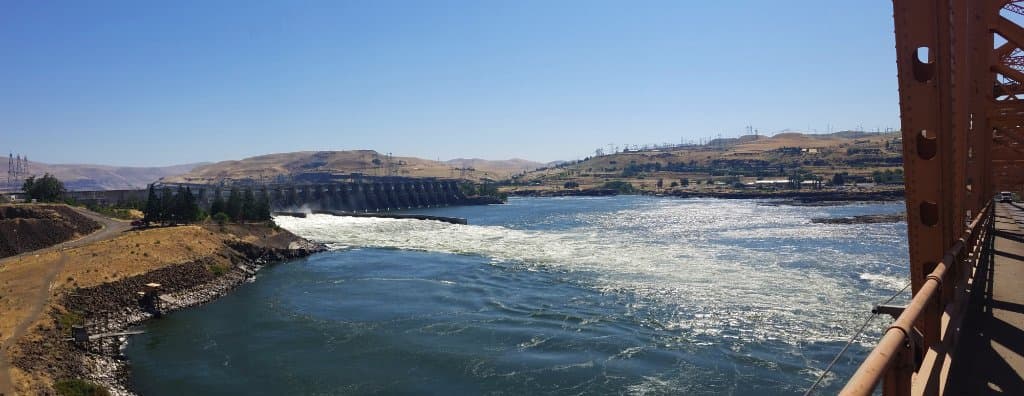 The Dalles dam spillway
