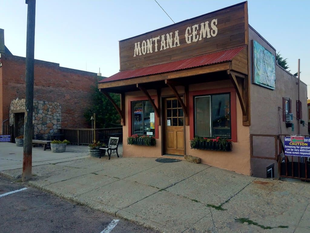 Front of building and "mining tunnel"