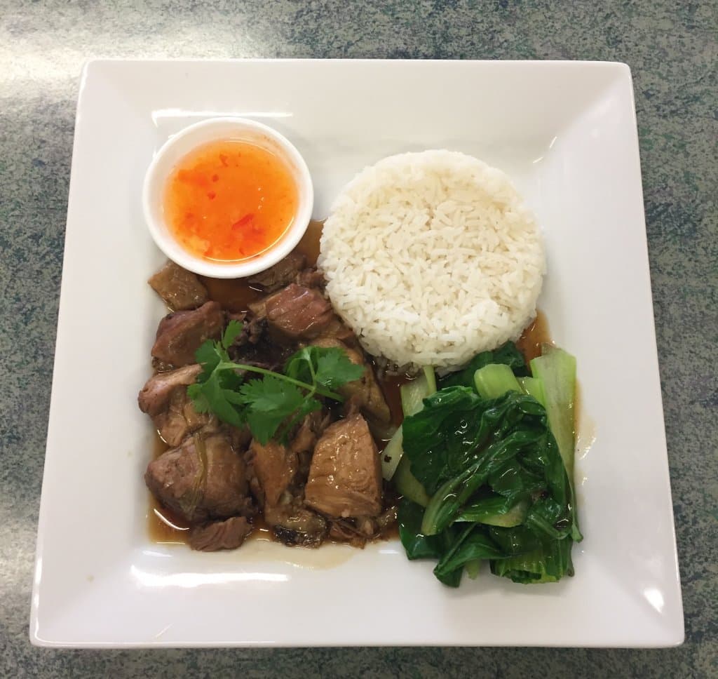 Braised Pork Leg + Rice