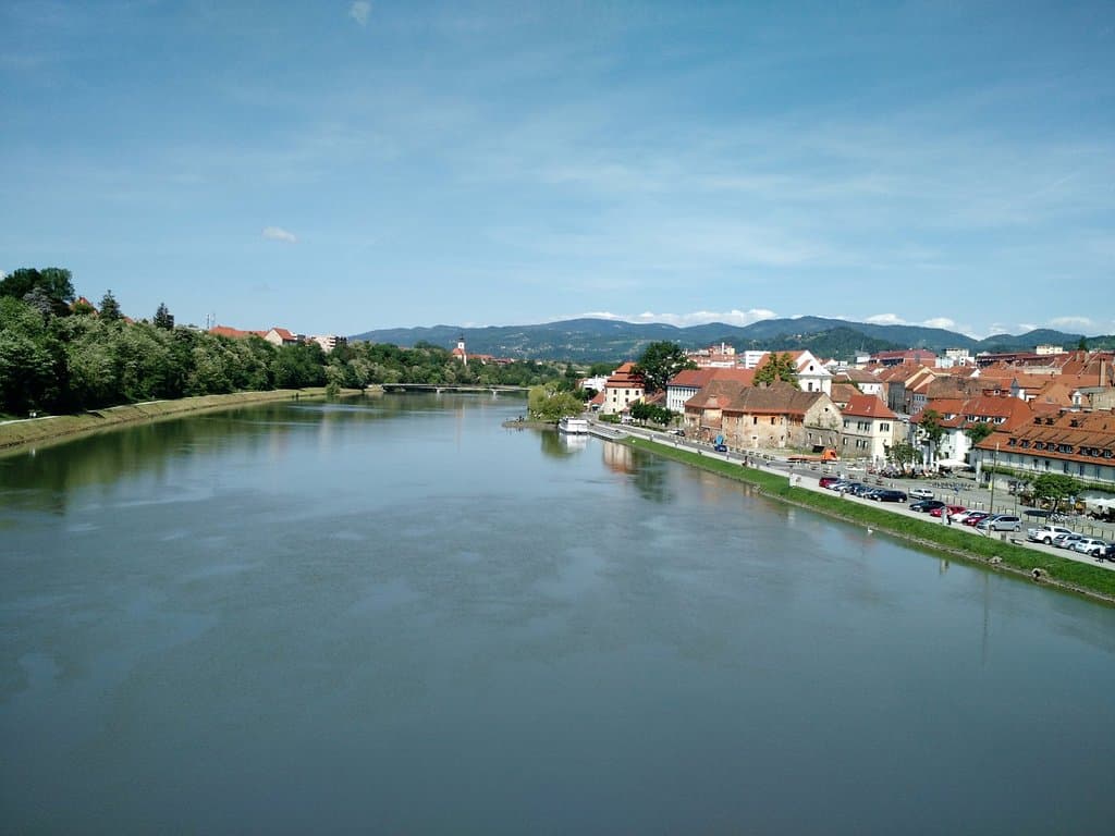 Studenška brv in the distance