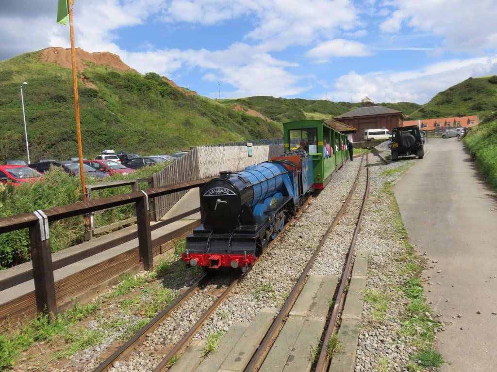 Saltburn 150 awaiting departure from Cat Nab station