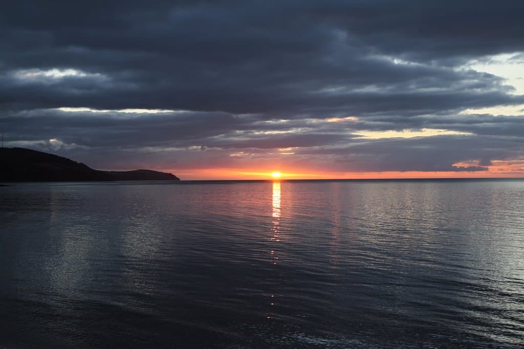 Sonnenaufgang am Strand