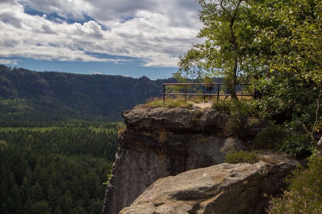 Aussicht nach dem Besteigen der Himmelsleiter