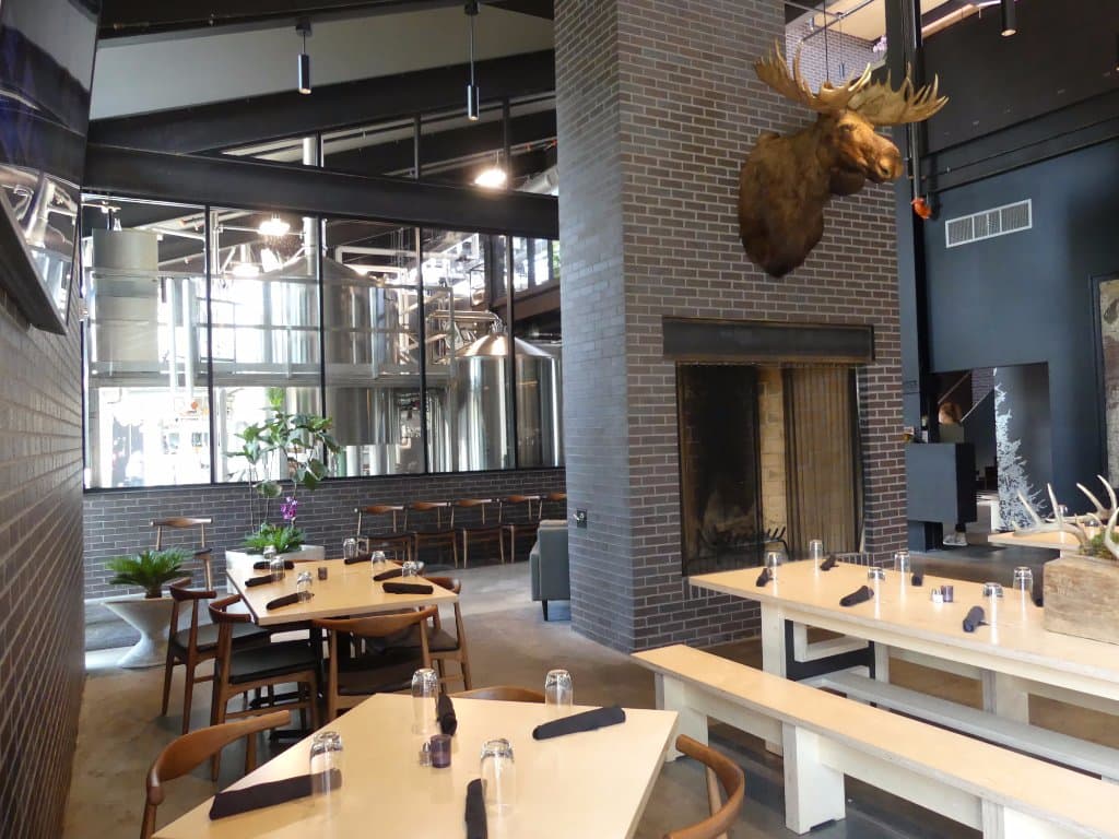 inside of restaurant