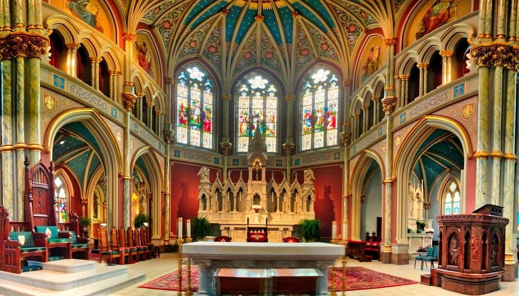 Alter at St. John the Baptist Cathedral