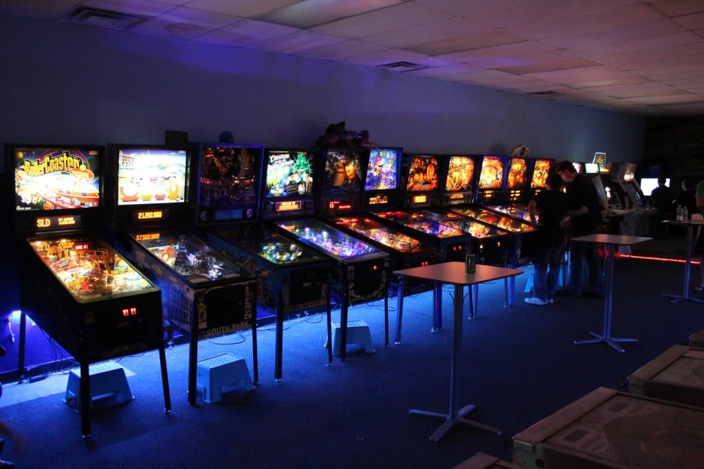 Flippin' Great Pinball in Railroad Square. About 35 pinball and arcade games available to play v