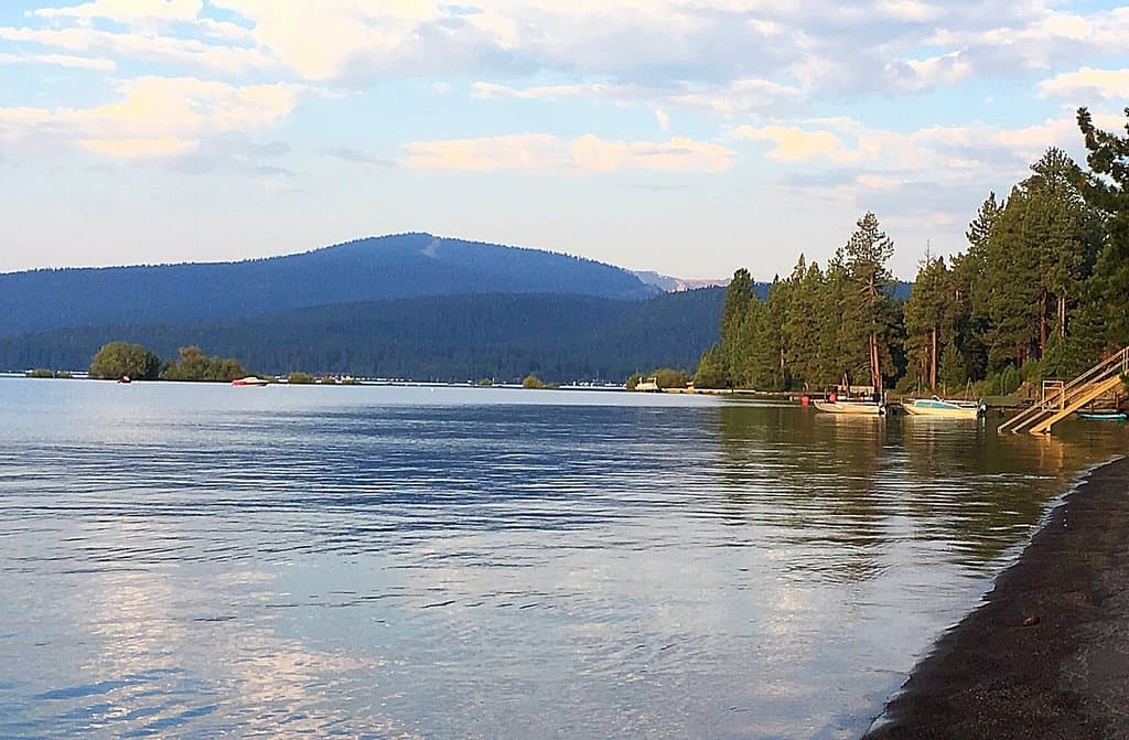 The beach at Skylandia park