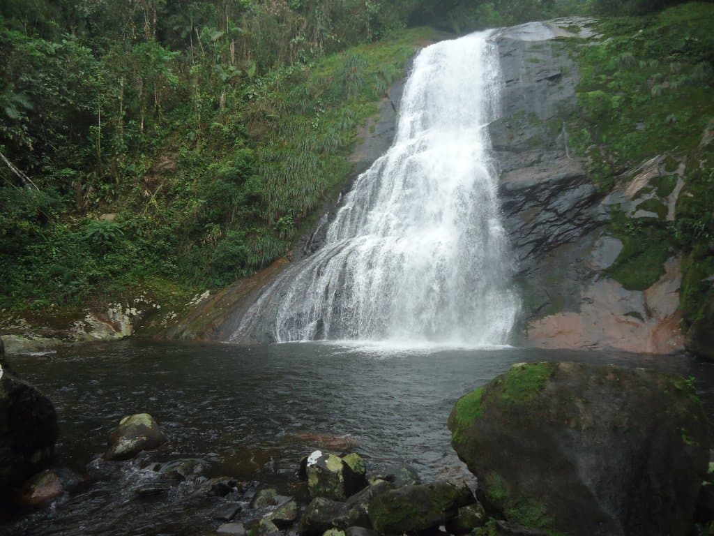 O salto e sua piscina