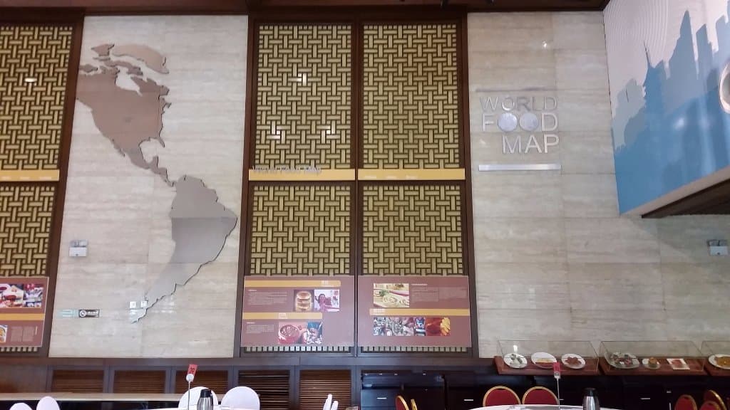 Word food map @ restaurant