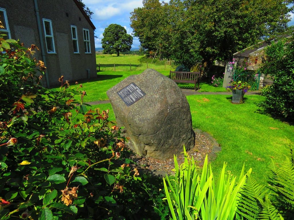 in the grounds of the hall