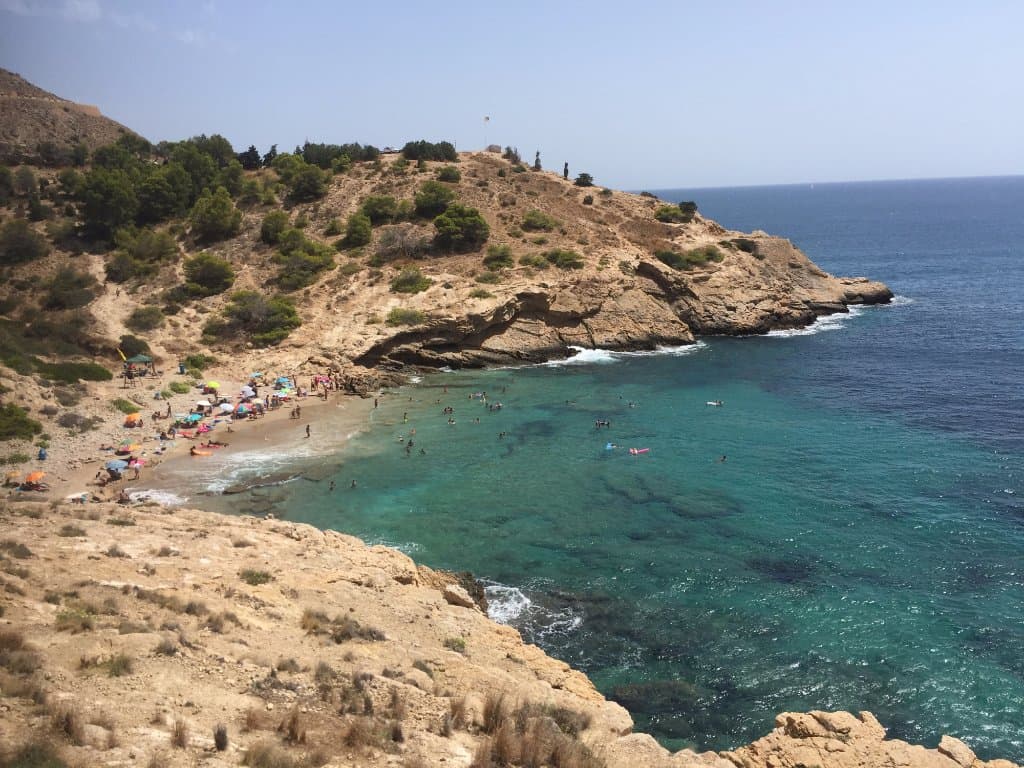 from the top of the cliff