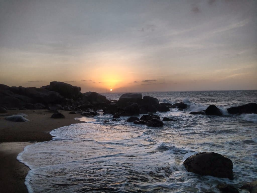 Por do Sol na Praia da Pedra do Sal