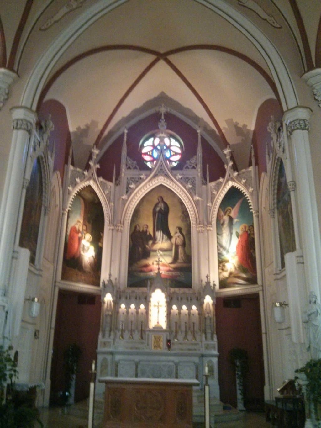The center of the Main Altar - Holy Cross Immaculata