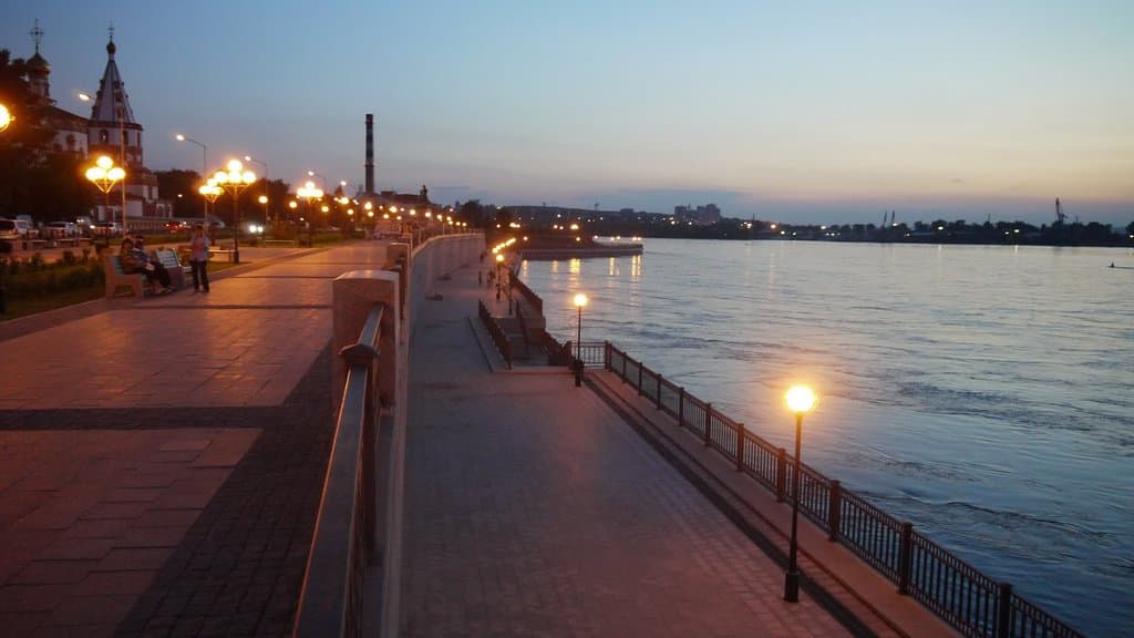 Lower Angara Embankment Irkutsk