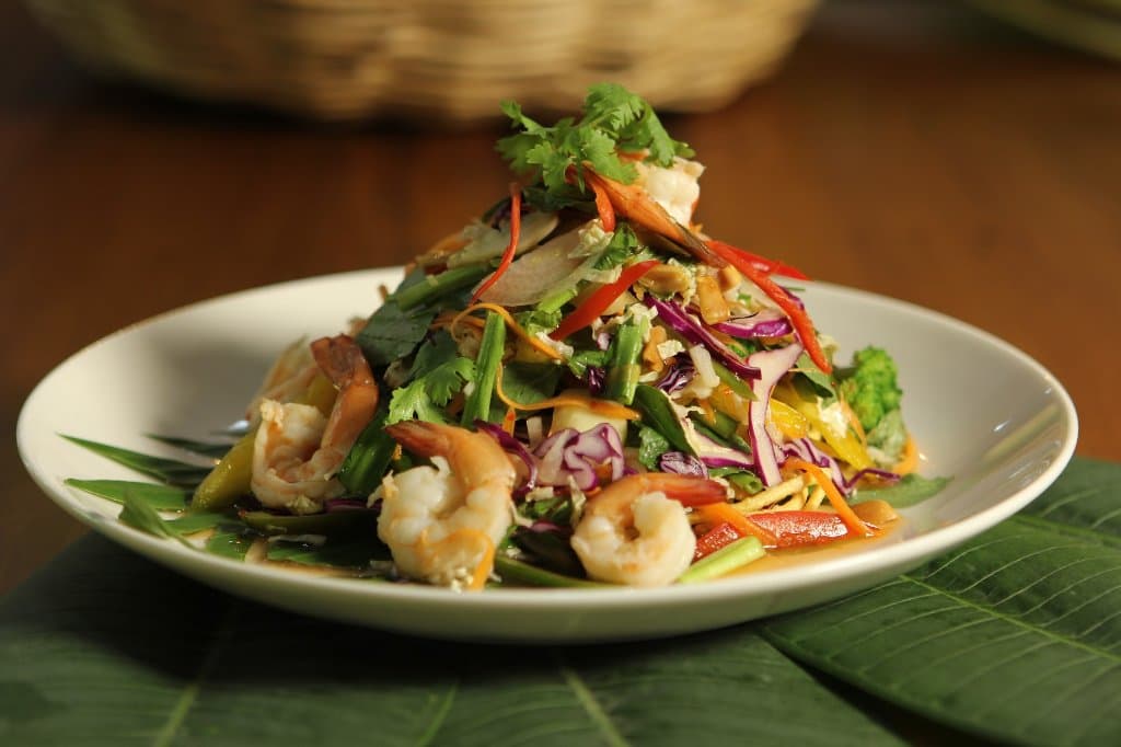 Shrim Crispy noodle salad 