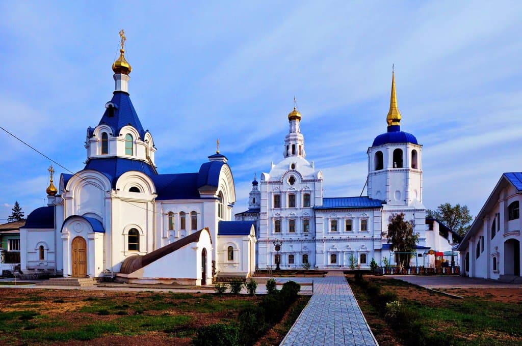 Первый каменный храм на восточных рубежах России.