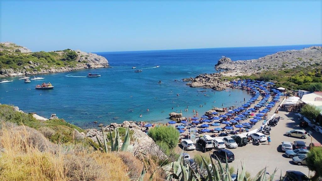 Spiaggia dall'alto