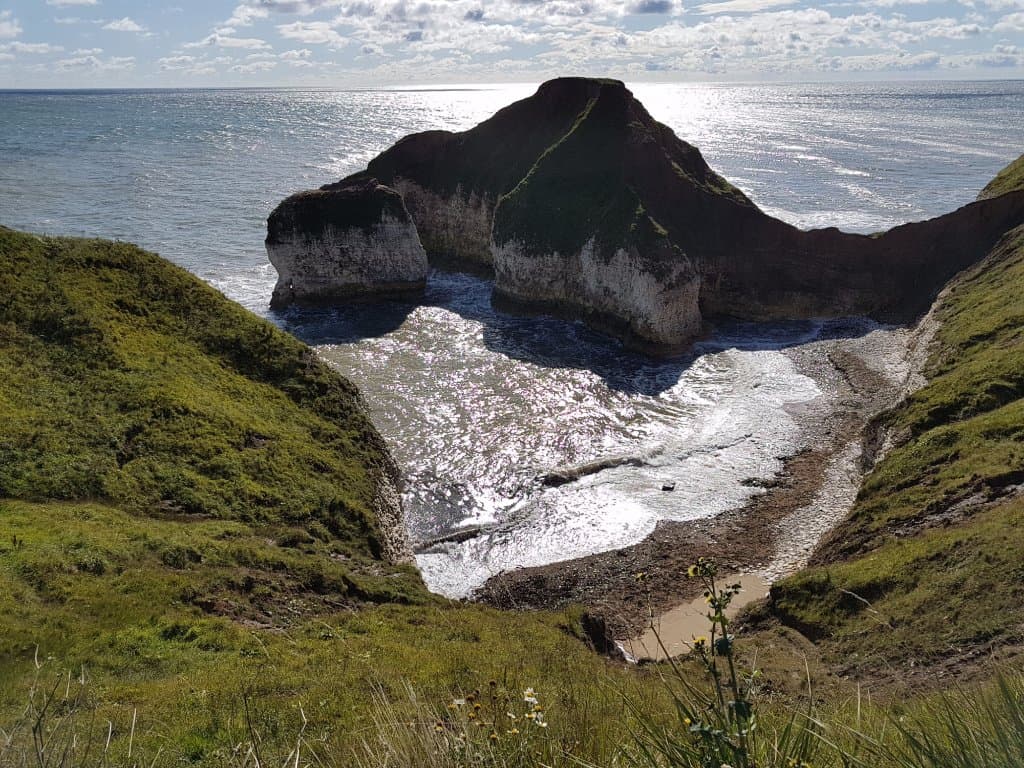 view from the cliff top