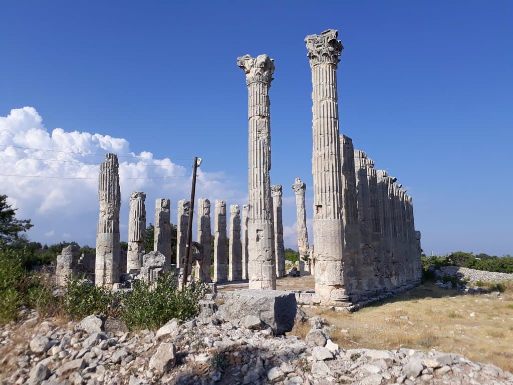 zeus tapınağı,Uzuncaburç, Olba Antik Kenti,30.08.2017, Silifke
