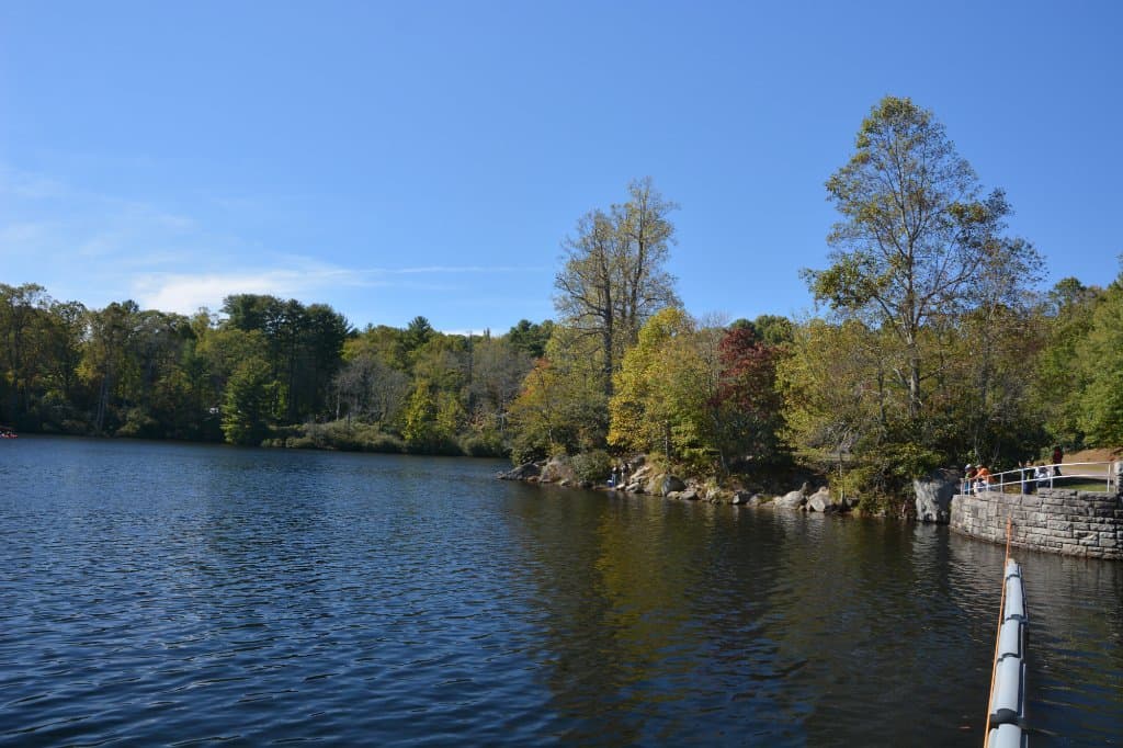 Lake at western part of dam