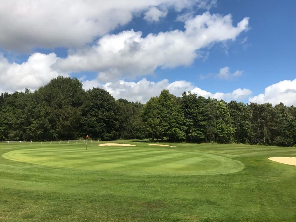 View from the 18th green 