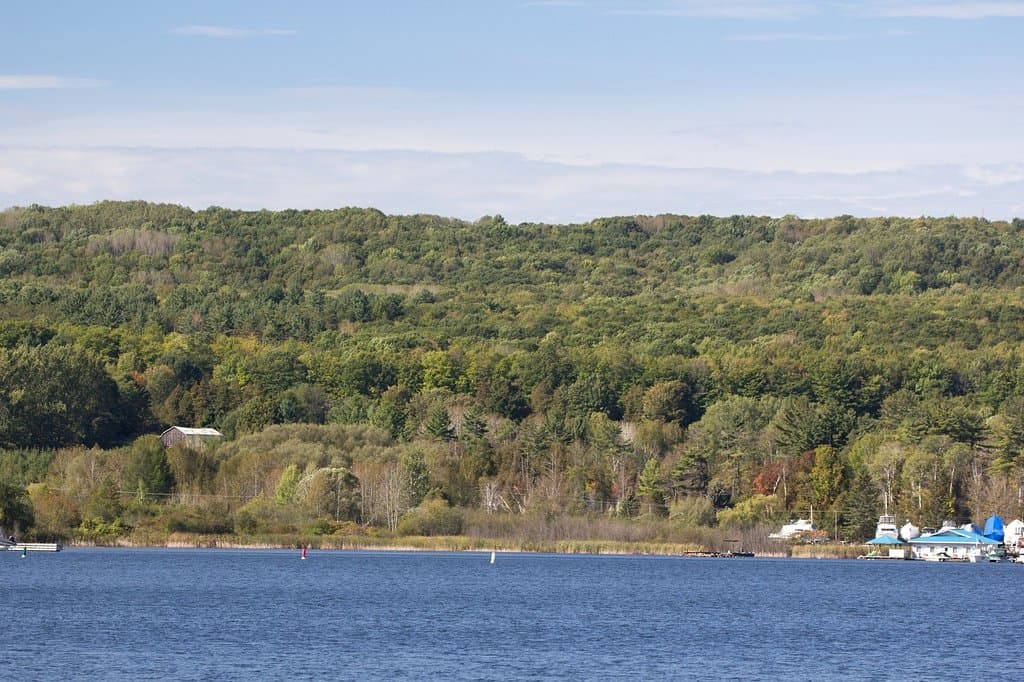 View across the lake from Penetanguishene Rotary Park