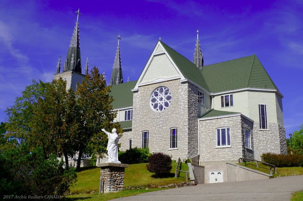Early autumn at the Martyrs' Shrine in Midland, Ontario.