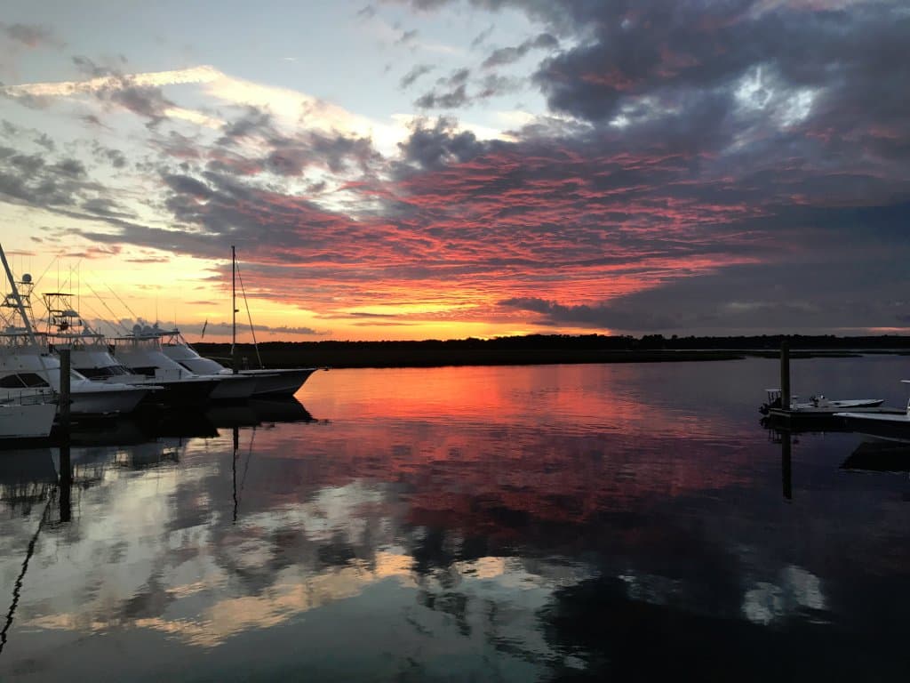 Another Amazing Sunset at Bohicket Marina!