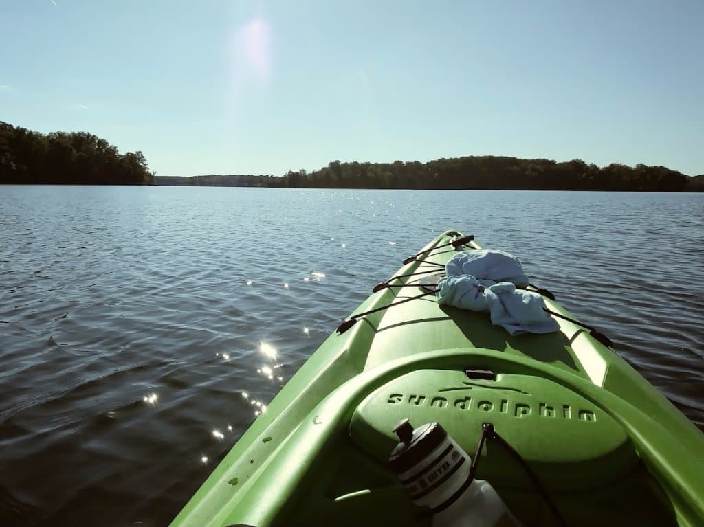 Kayaking on Loch Raven Reservoir