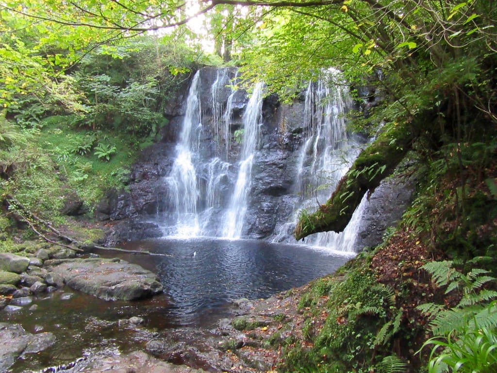 Waterfalls on walk