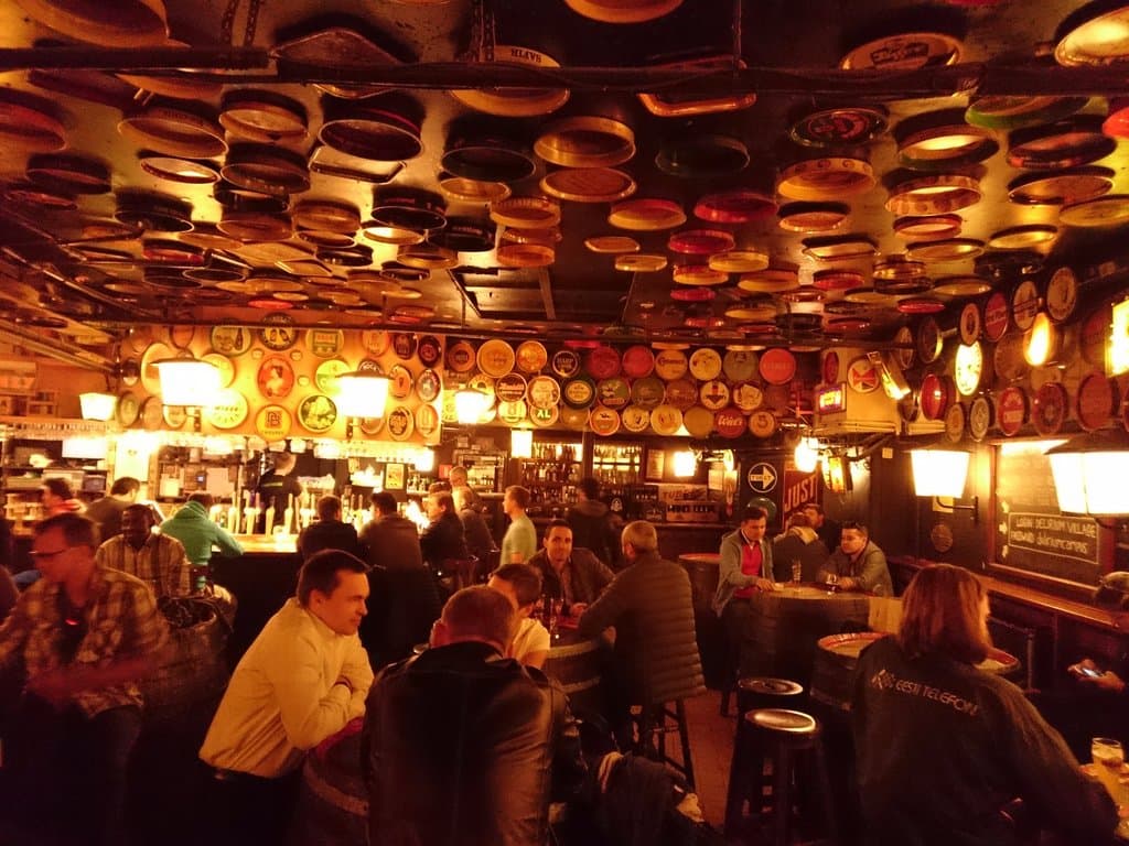 Delirium bar/cafe Brussels - basement area