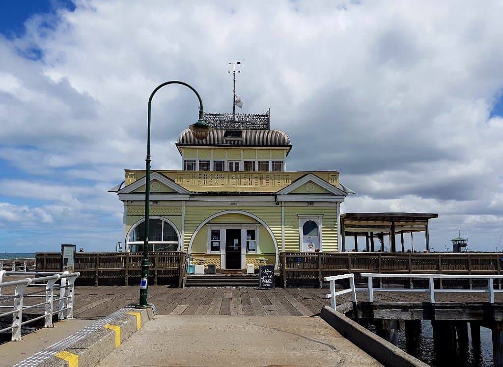 The cafe at the end of the pier