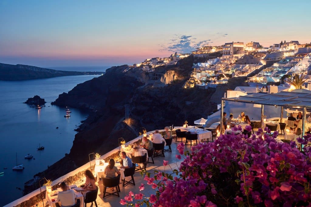 Petra Restaurant sunset view