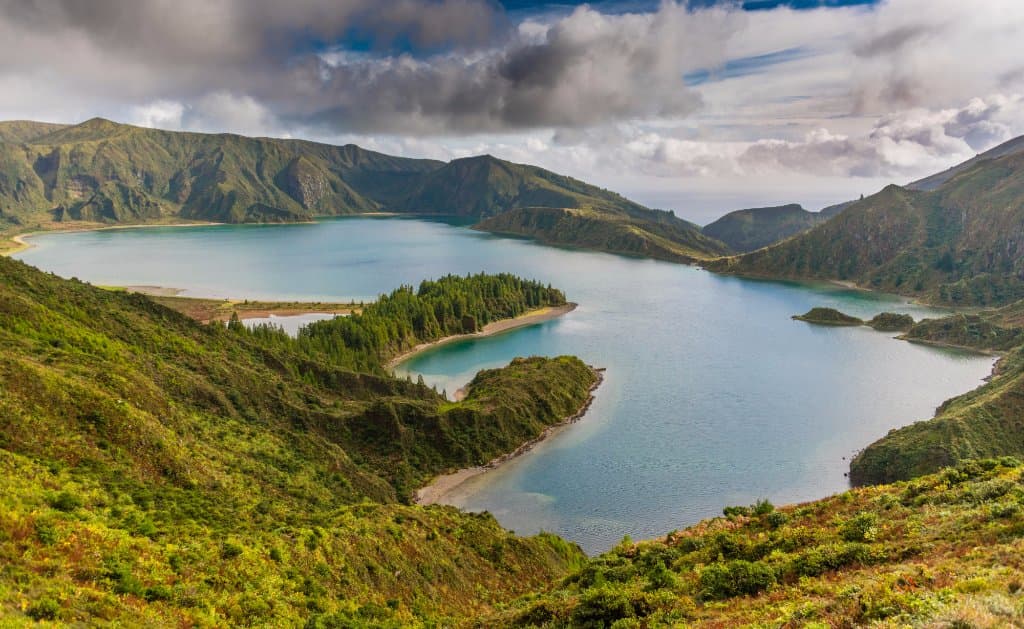 Lake at the Mountain top.