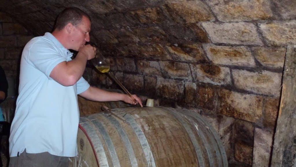 Getting wine out of the barrel