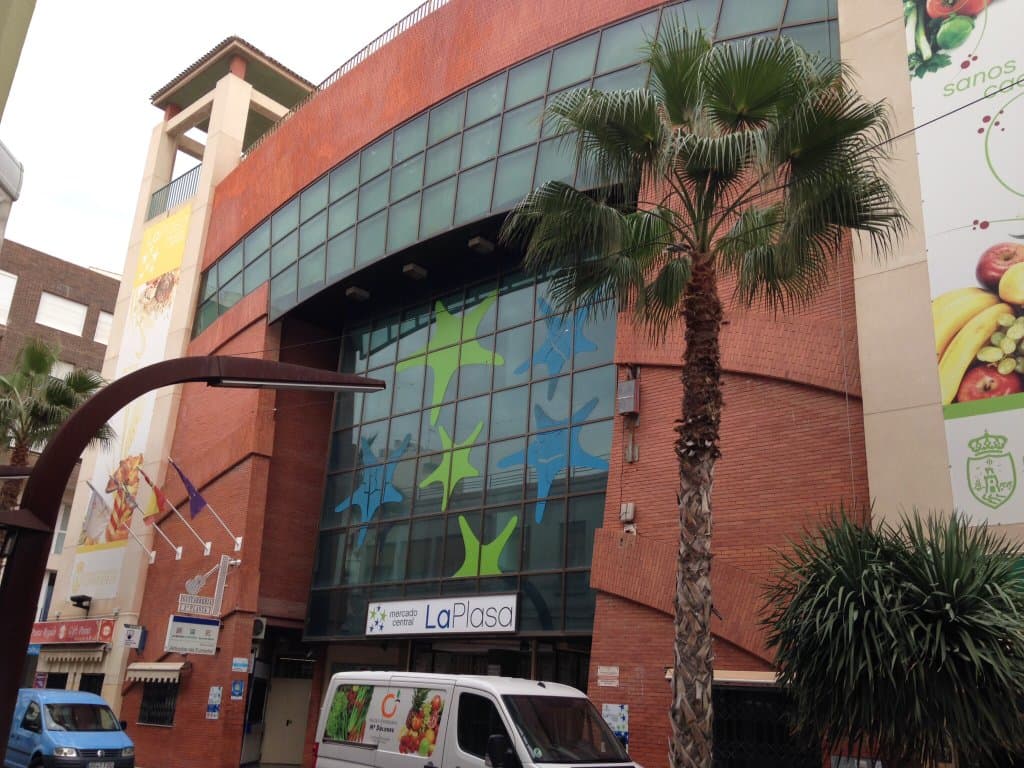 Main entrance to the central market