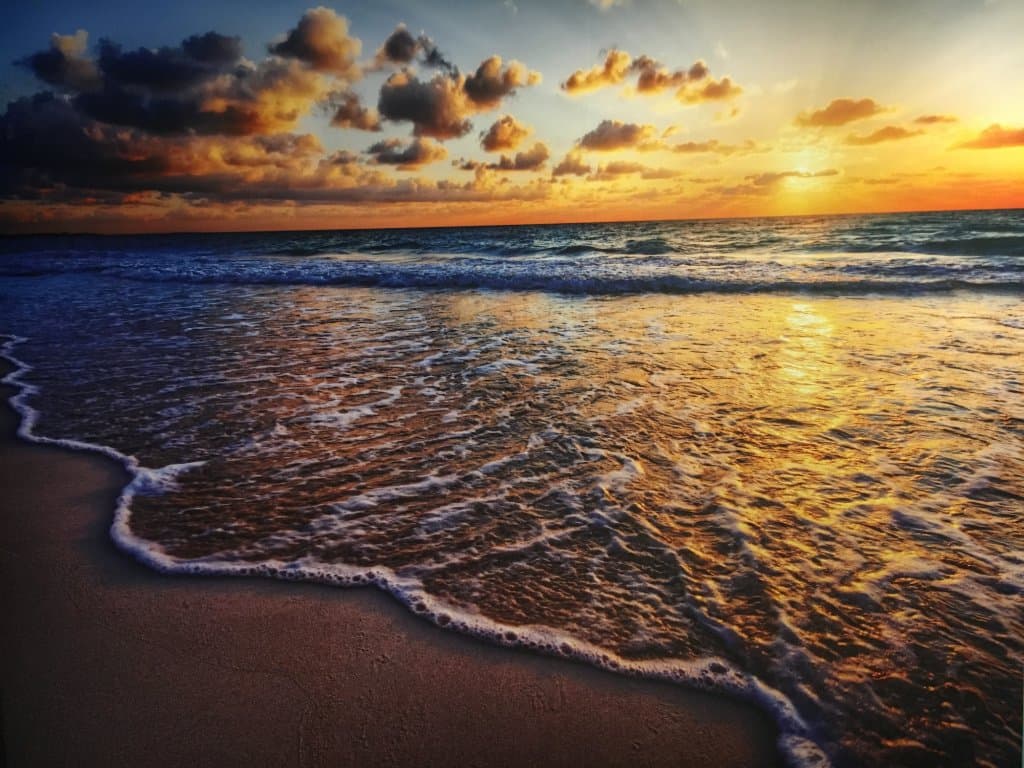 Bonaire bij zonsondergang