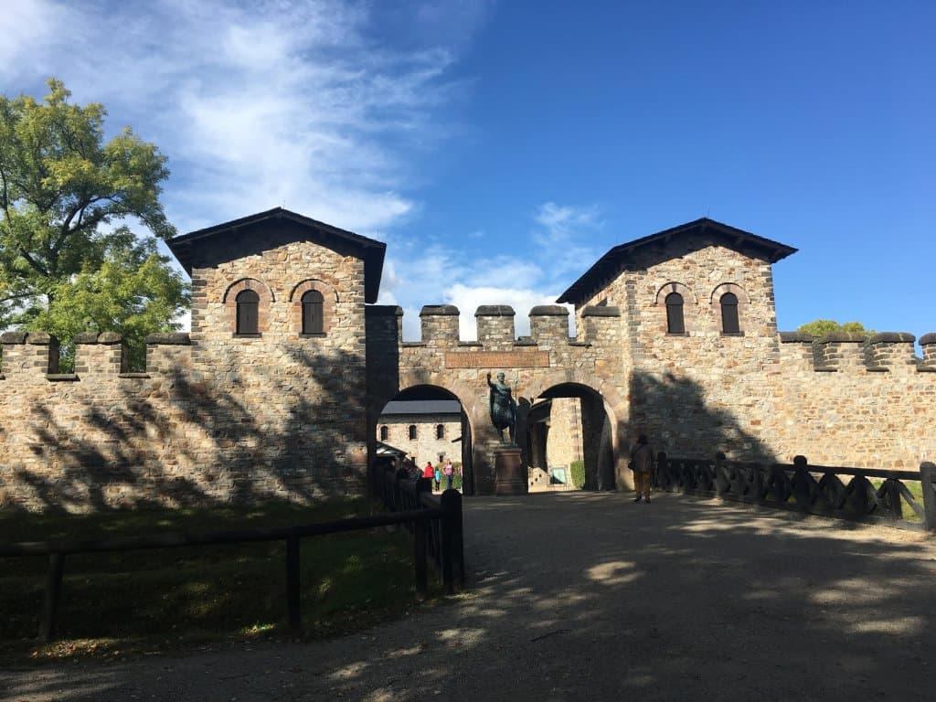 Blick auf den Eingang