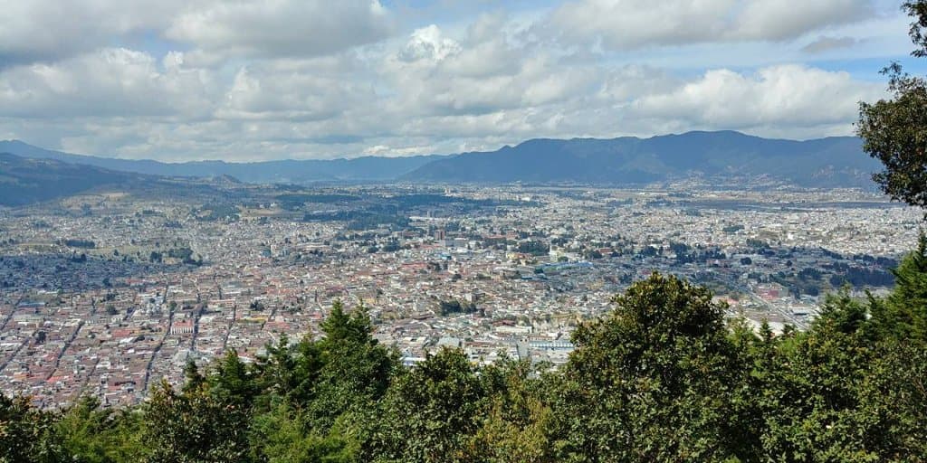 Vista a Quetzaltenango