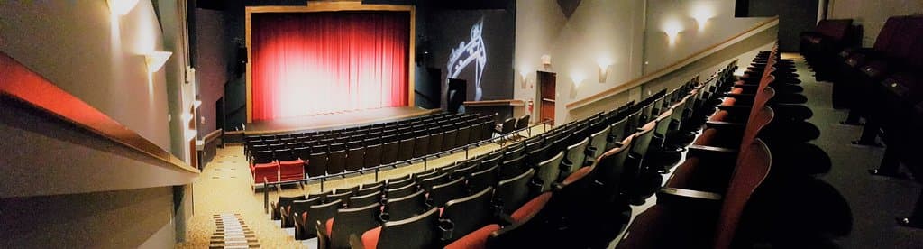 Theatre view from back row