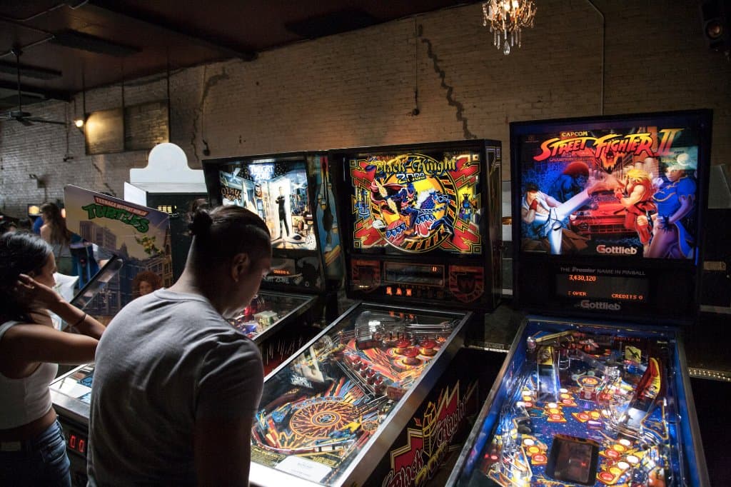 Barcade interior at our original Brooklyn location - we now have pinball!