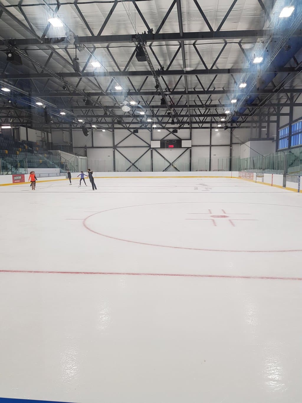 Empty ice rink