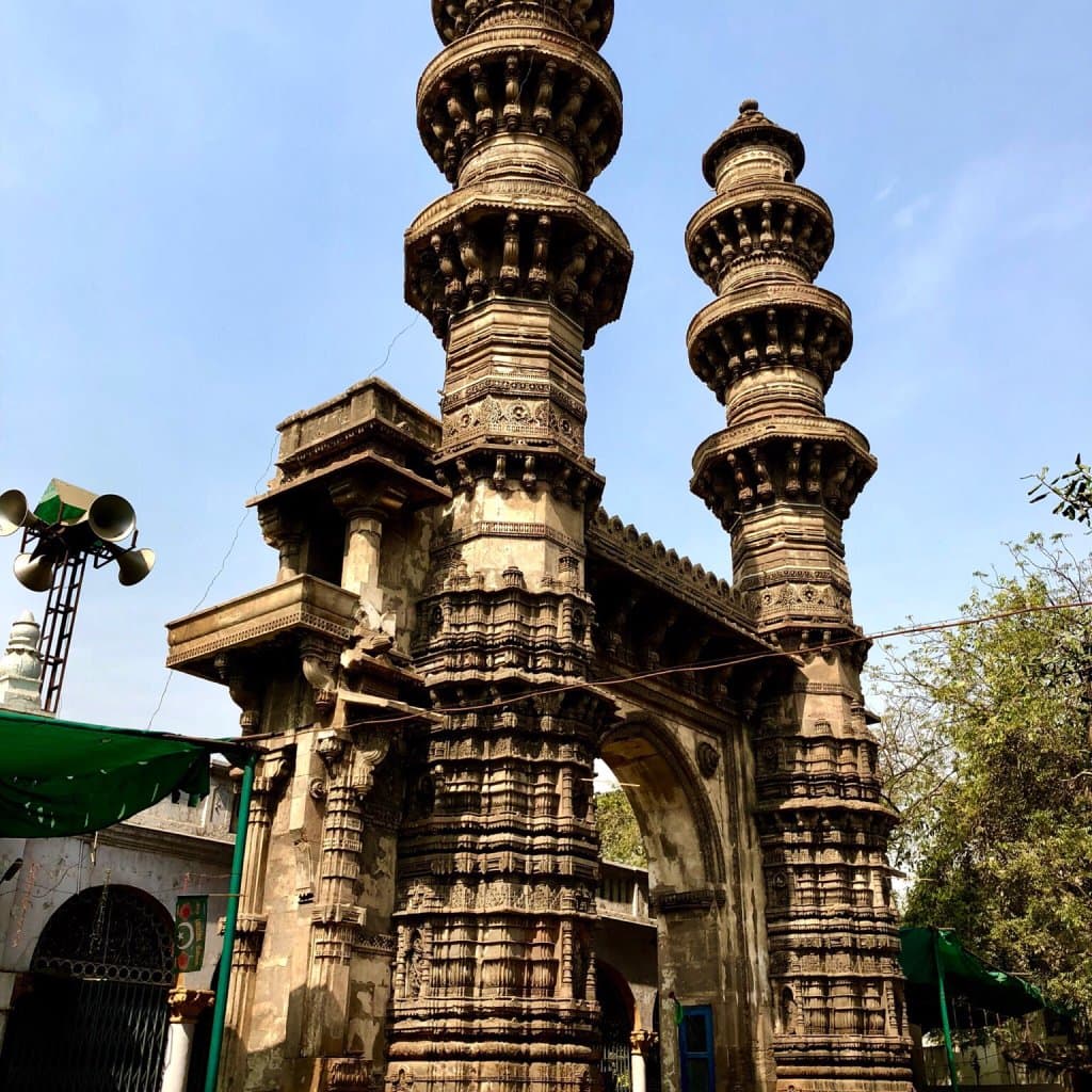 Shaking Minarets Sidi Bashir Mosque Ahmedabad