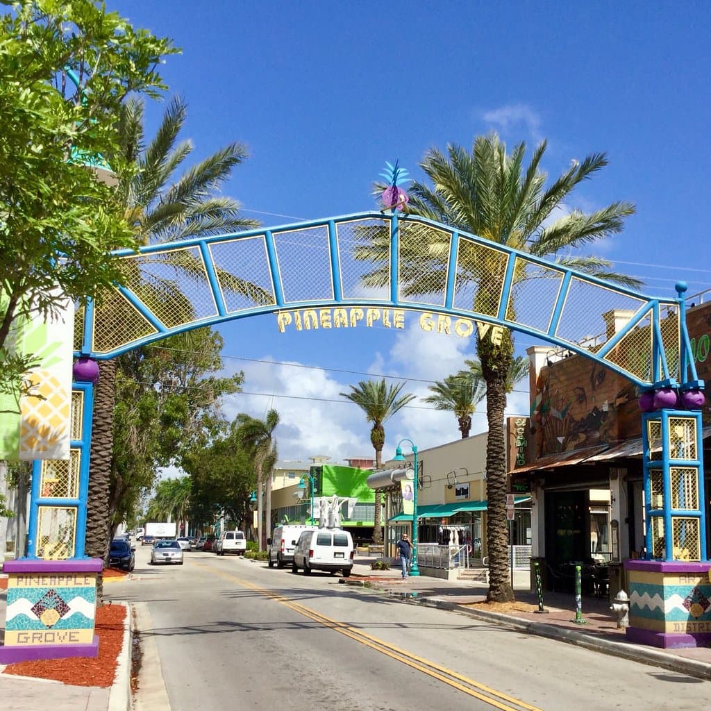 Pineapple Grove Arts District Delray Beach