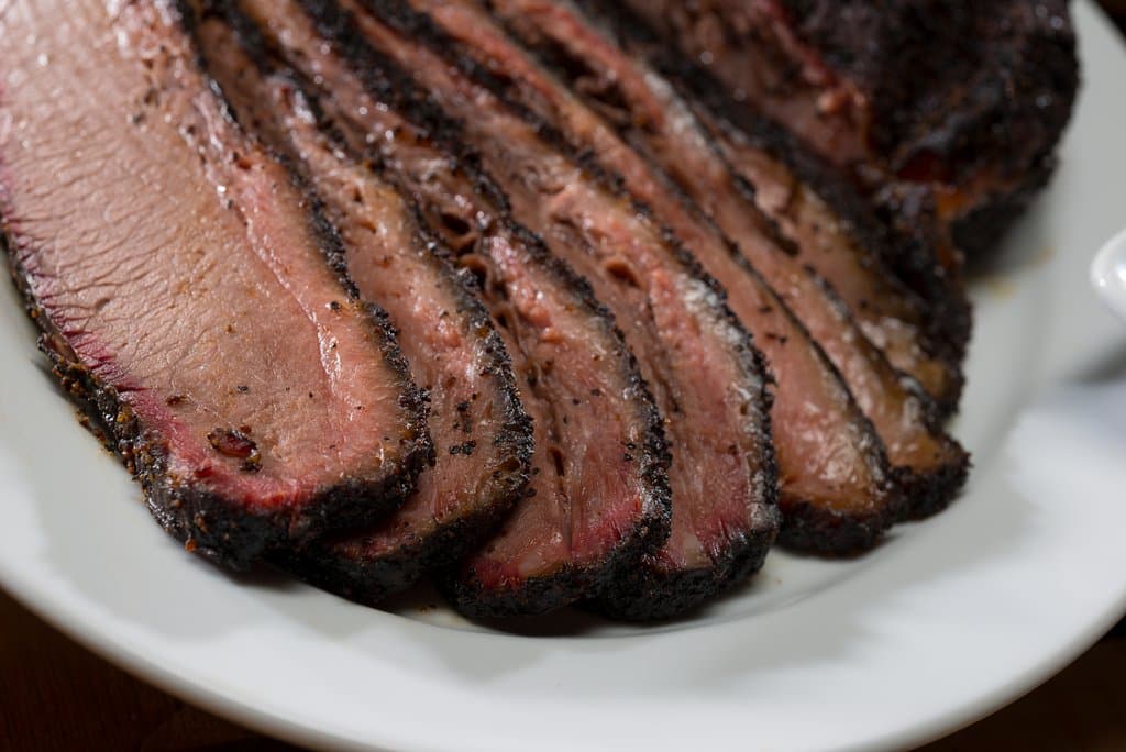 Our pride & joy 14-hour USDA Prime Brisket. 