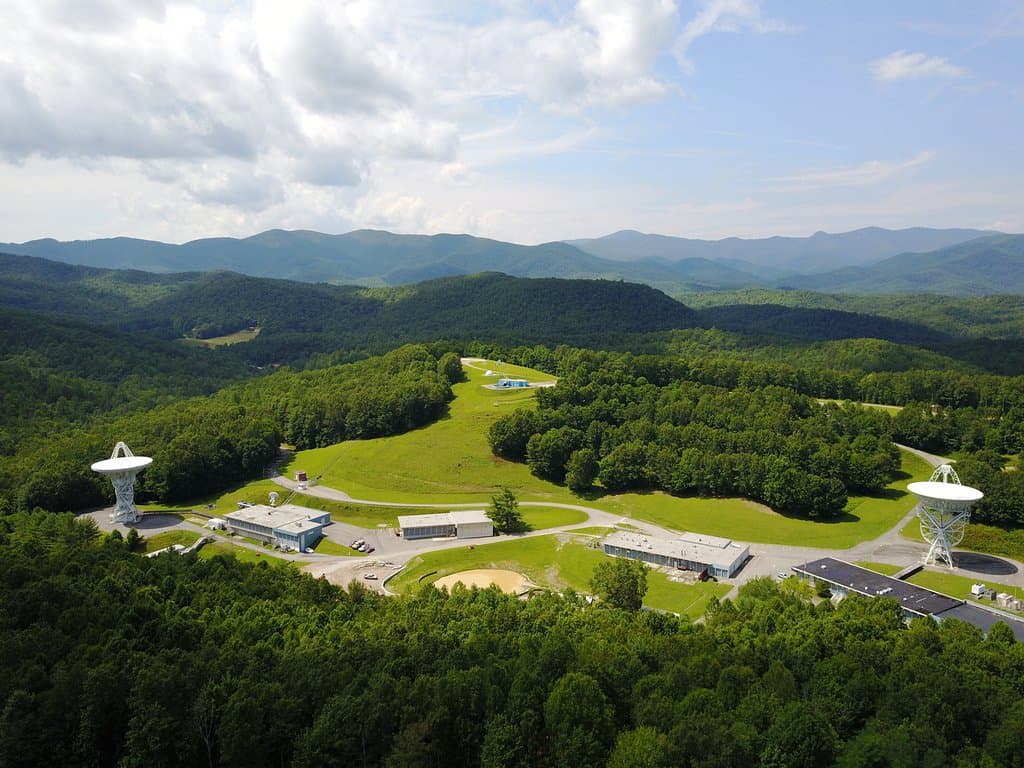 200 acre mountain top campus in the Pisgah National Forest
