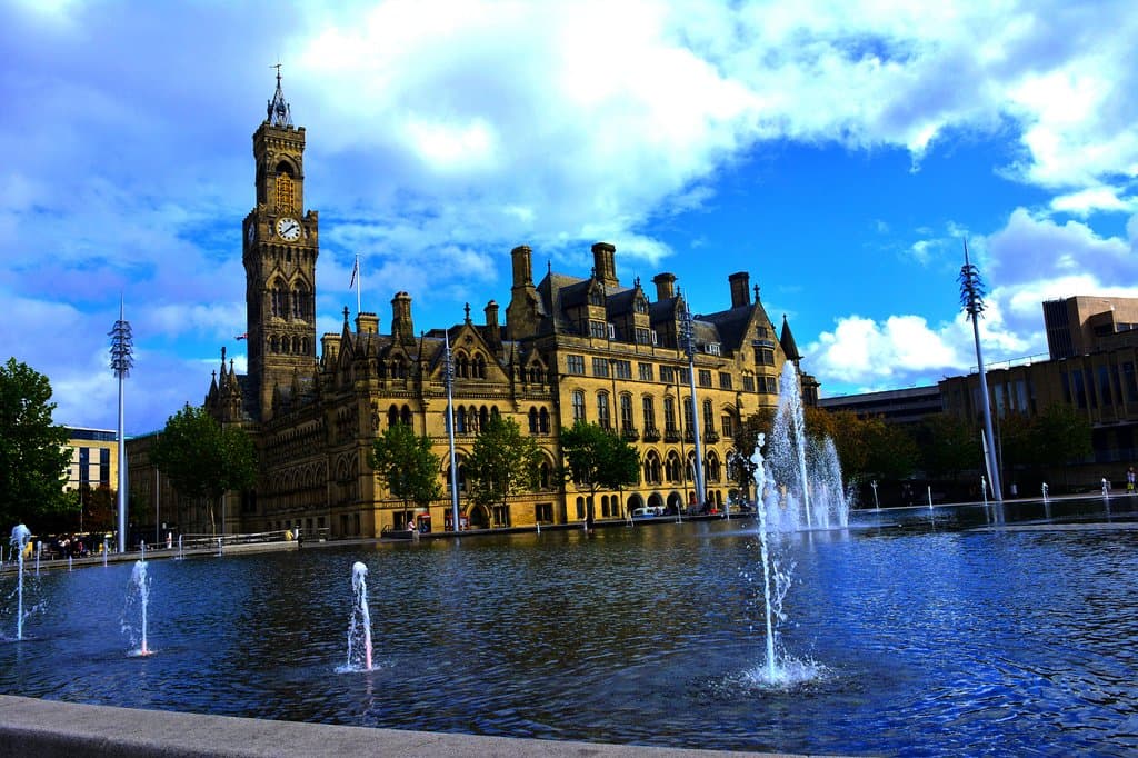 Mirror Pool and the City Hall at Centenary Square