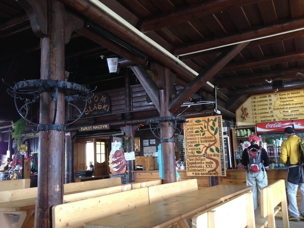 Wnętrze restauracji.