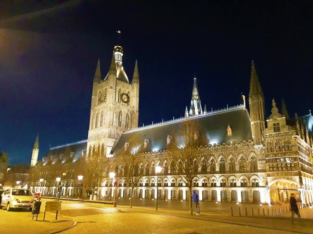 lit at night