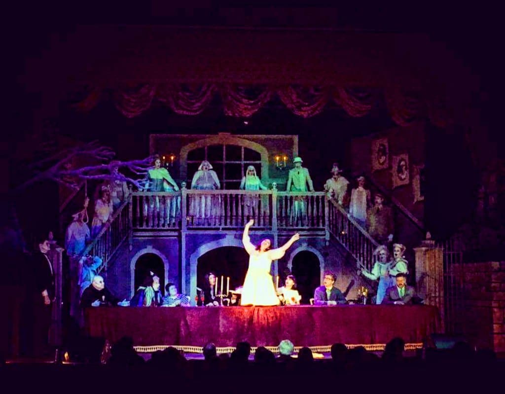 Addams Family musical at the Holly Theater October 2017.